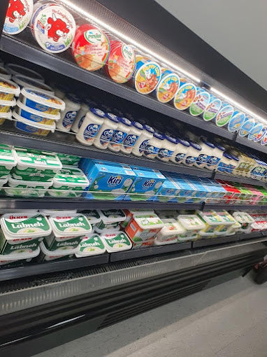 Horizontal Open Refrigerated Display Lineup - Low Profile Purecold Inspiration