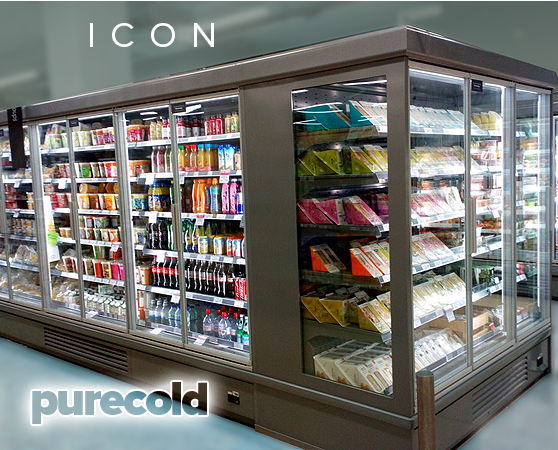 Purecold ICON 92.5" Glass 3-Door Freezer - Pro Green Technologies